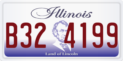 IL license plate B324199