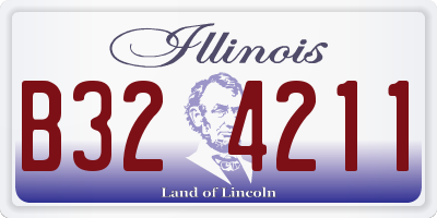 IL license plate B324211