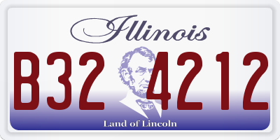 IL license plate B324212