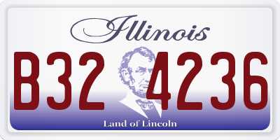 IL license plate B324236
