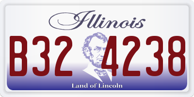 IL license plate B324238