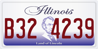 IL license plate B324239