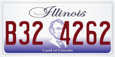 IL license plate B324262