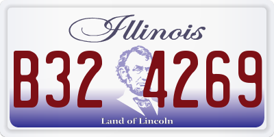 IL license plate B324269