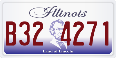 IL license plate B324271