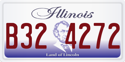 IL license plate B324272