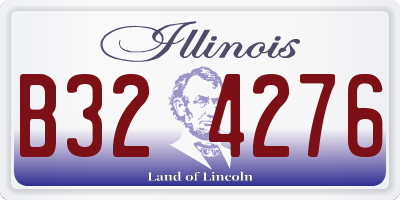IL license plate B324276
