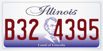 IL license plate B324395