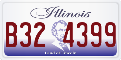 IL license plate B324399