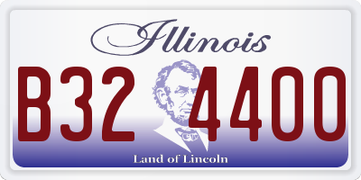 IL license plate B324400