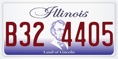 IL license plate B324405
