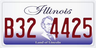 IL license plate B324425