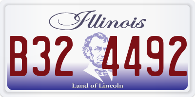 IL license plate B324492
