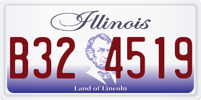 IL license plate B324519