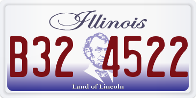 IL license plate B324522