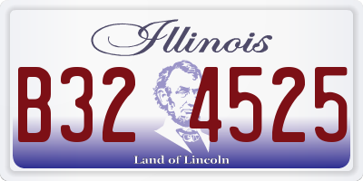 IL license plate B324525