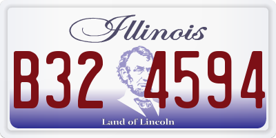 IL license plate B324594