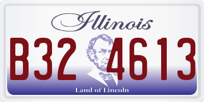 IL license plate B324613