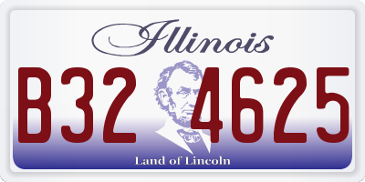 IL license plate B324625