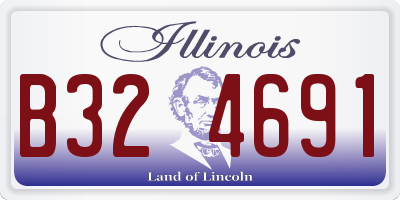 IL license plate B324691