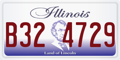 IL license plate B324729