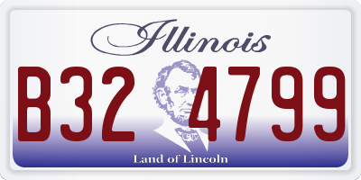 IL license plate B324799