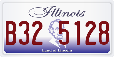IL license plate B325128