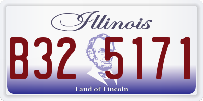 IL license plate B325171