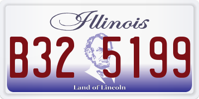 IL license plate B325199