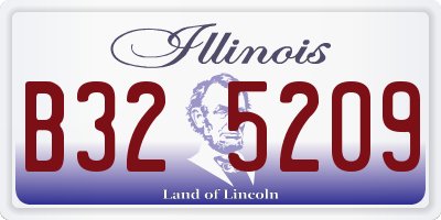 IL license plate B325209