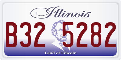 IL license plate B325282