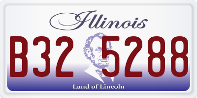 IL license plate B325288
