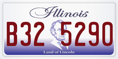 IL license plate B325290