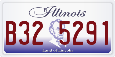 IL license plate B325291