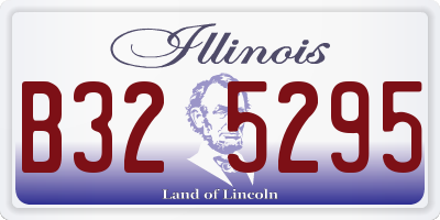 IL license plate B325295