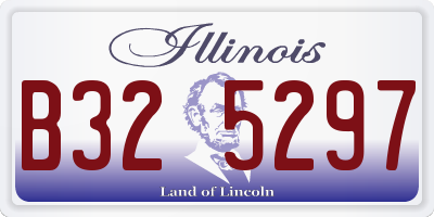 IL license plate B325297