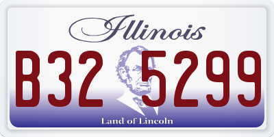 IL license plate B325299
