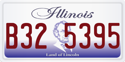 IL license plate B325395