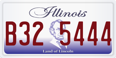 IL license plate B325444