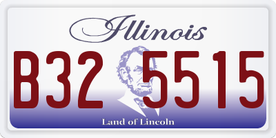 IL license plate B325515