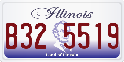 IL license plate B325519