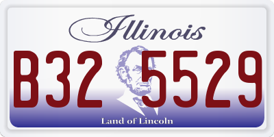 IL license plate B325529