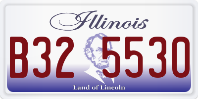 IL license plate B325530
