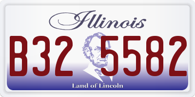 IL license plate B325582