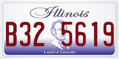 IL license plate B325619