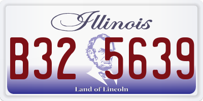 IL license plate B325639