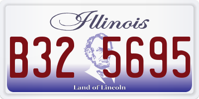 IL license plate B325695