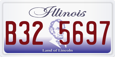 IL license plate B325697
