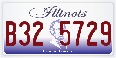 IL license plate B325729