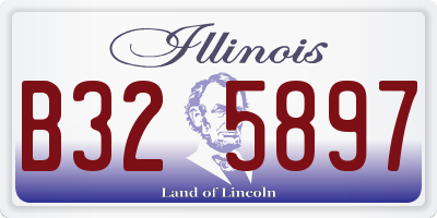 IL license plate B325897